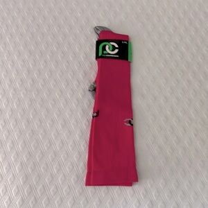 NWT Pro compression socks Pink Fuchsia Grey fun spring summer  L/XL